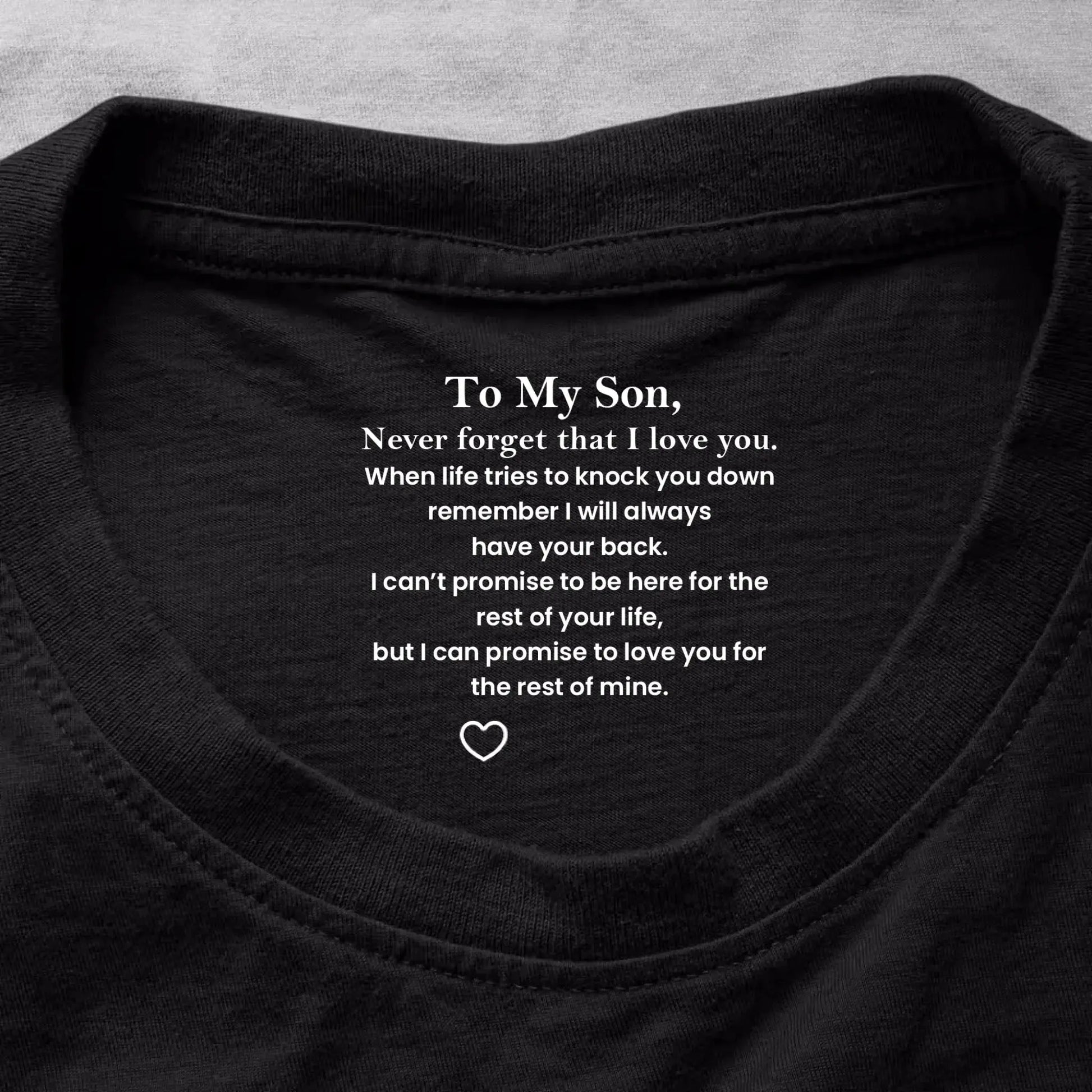 To My Son Never Forget That I Love You Hidden Message - Personalized Shirt - Gift for Son, Adult Son, Teen Son  Ezcustomize