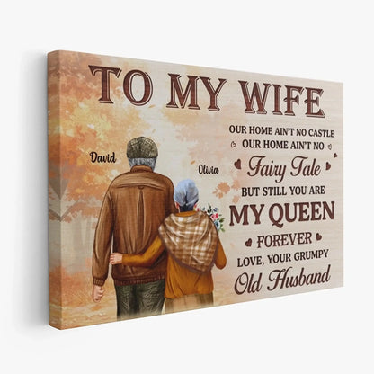 To My Wife – Still You Are My Queen Love Message – Personalized Poster/Canvas – Romantic Gift for Wife on Anniversary or Birthday  Ezcustomize