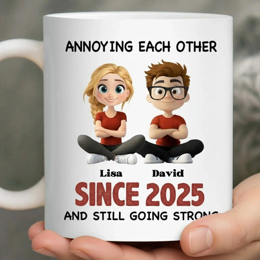 Together Forever – Personalized Custom Coffee Mug Cup – Romantic Anniversary & Valentine’s Day Gift for Couples, Him or Her  Ezcustomize