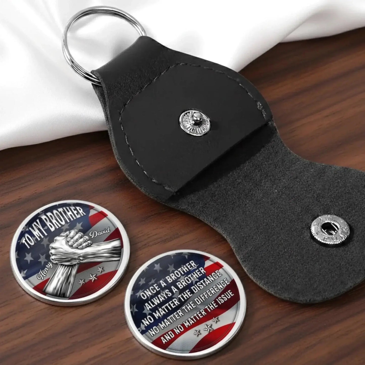 Together We Rise Brothers – Personalized Custom Pocket Hug Token – Gift for Brothers  Ezcustomize