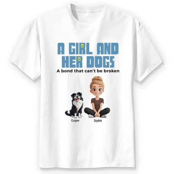 Unbreakable Bond With My Dogs- Personalized Shirt