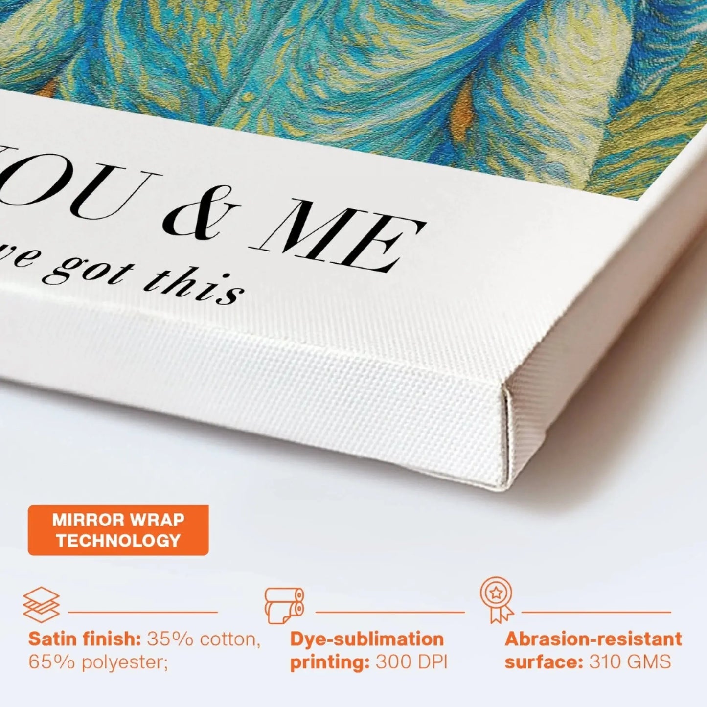 Van Gogh Style Custom Couple Portrait – Personalized Photo Poster/Canvas with Quote – Artistic Gift for Anniversary or Valentine  Ezcustomize