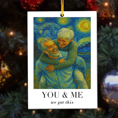 Van Gogh Wall Art You & Me We Got This Art – Personalized Acrylic Photo Ornament  Ezcustomize