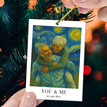 Van Gogh Wall Art You & Me We Got This Art – Personalized Acrylic Photo Ornament  Ezcustomize