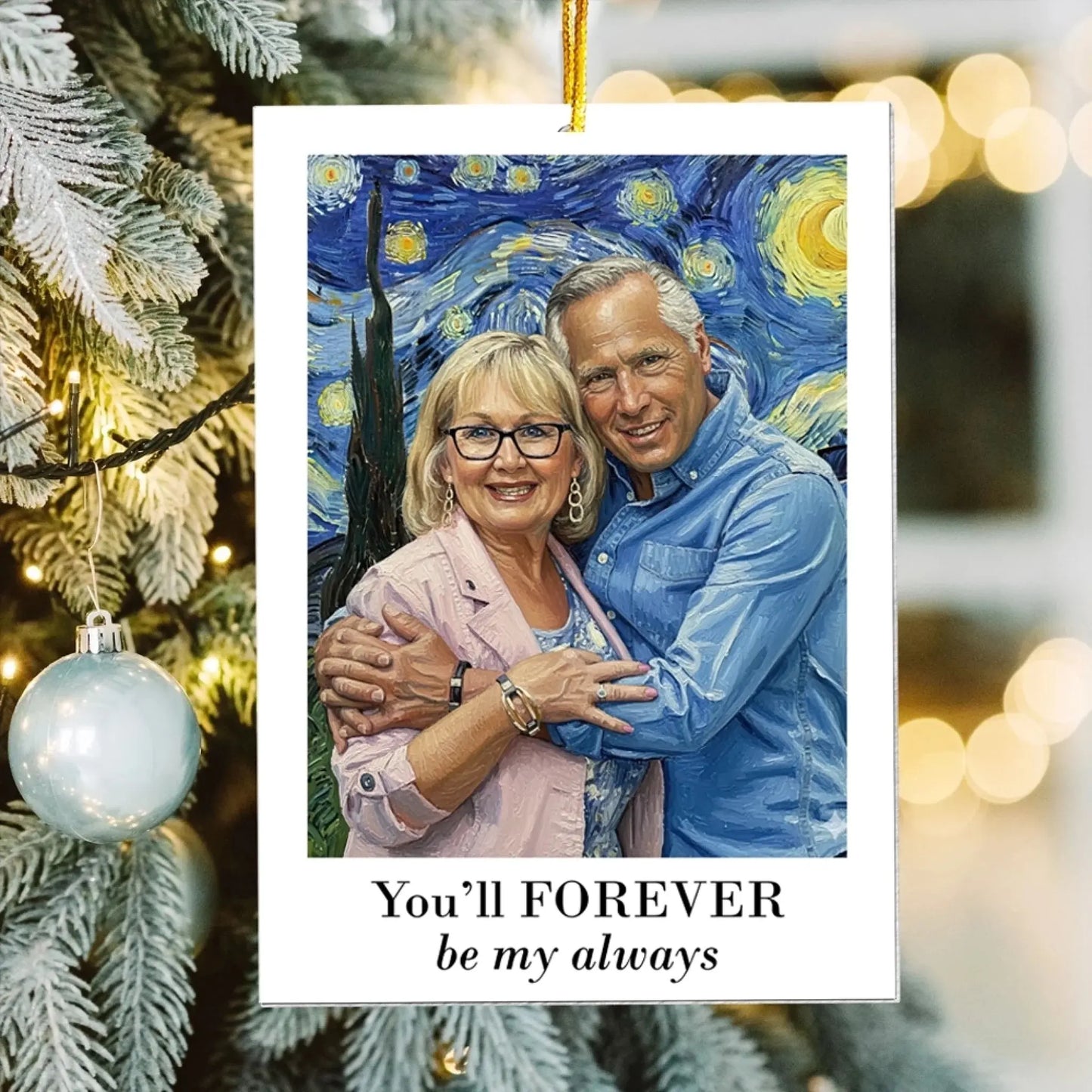 Van Gogh Wall Art You & Me We Got This Art – Personalized Acrylic Photo Ornament  Ezcustomize