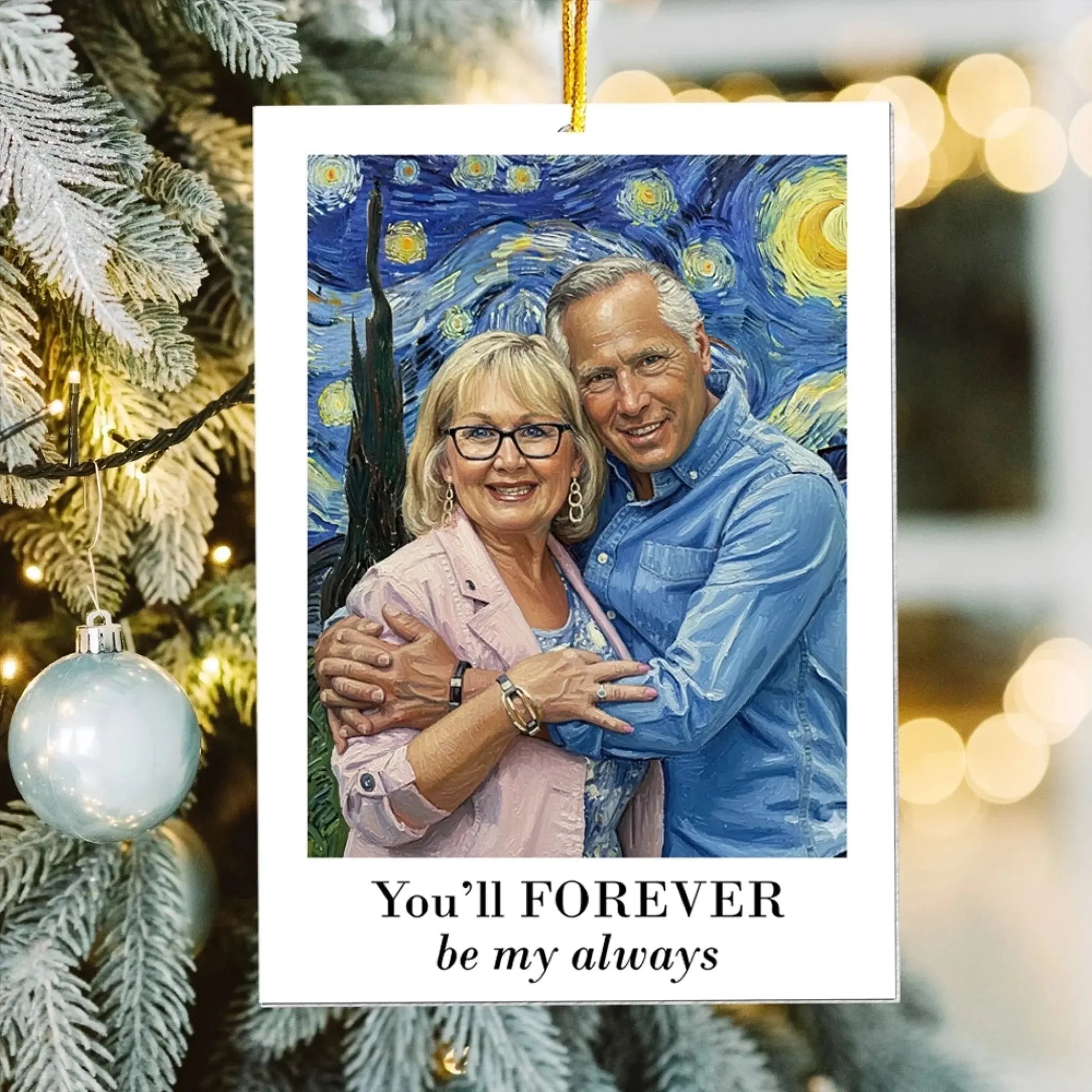 Van Gogh Wall Art You & Me We Got This Art – Personalized Acrylic Photo Ornament  Ezcustomize