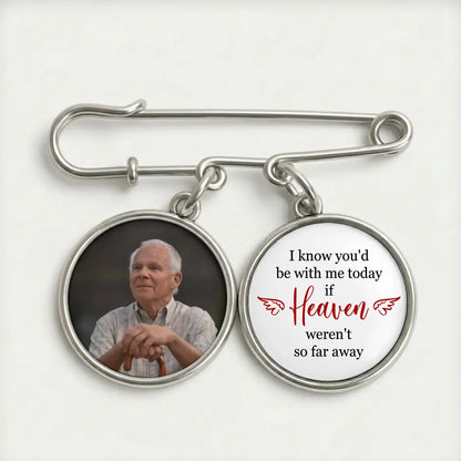Walking Beside You Every Step Of The Way - Personalized Lapel Pin with Photo Charms - Gift for Graduate, Son, Daughter, Grandson, Granddaughter  Ezcustomize