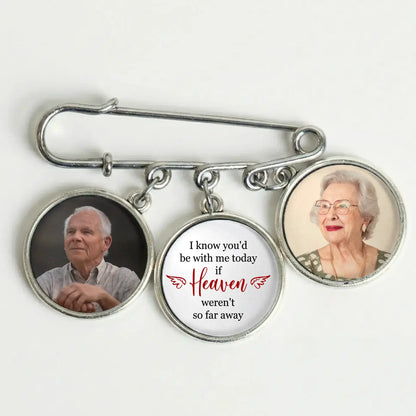 Walking Beside You Every Step Of The Way - Personalized Lapel Pin with Photo Charms - Gift for Graduate, Son, Daughter, Grandson, Granddaughter  Ezcustomize