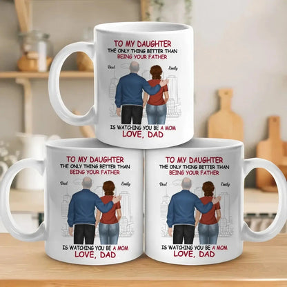 We Are Proud Of You -  Personalized Custom White Mug - Gift for Daughter, Grand-daughter  Ezcustomize