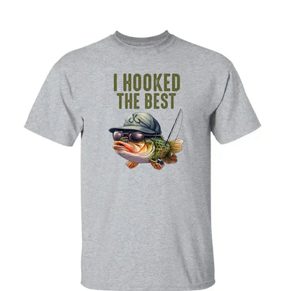 We Hooked the Best Daddy Shirt – Personalized Fishing T-Shirt – Custom Father’s Day Gift for Dad, Papa, Grandpa, or Dada  Ezcustomize