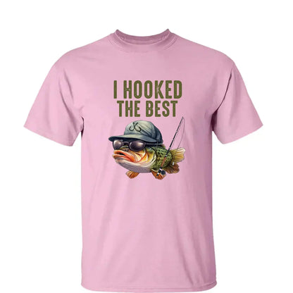We Hooked the Best Daddy Shirt – Personalized Fishing T-Shirt – Custom Father’s Day Gift for Dad, Papa, Grandpa, or Dada  Ezcustomize