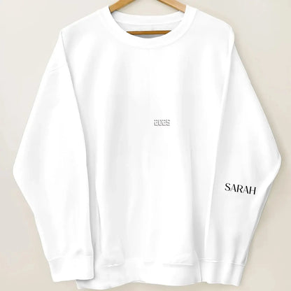 Wifey Est. Design on Sleeve – Custom Unisex Sweatshirt – Personalized Anniversary & Wedding Gift for Husband, Wife, Him & Her  Ezcustomize
