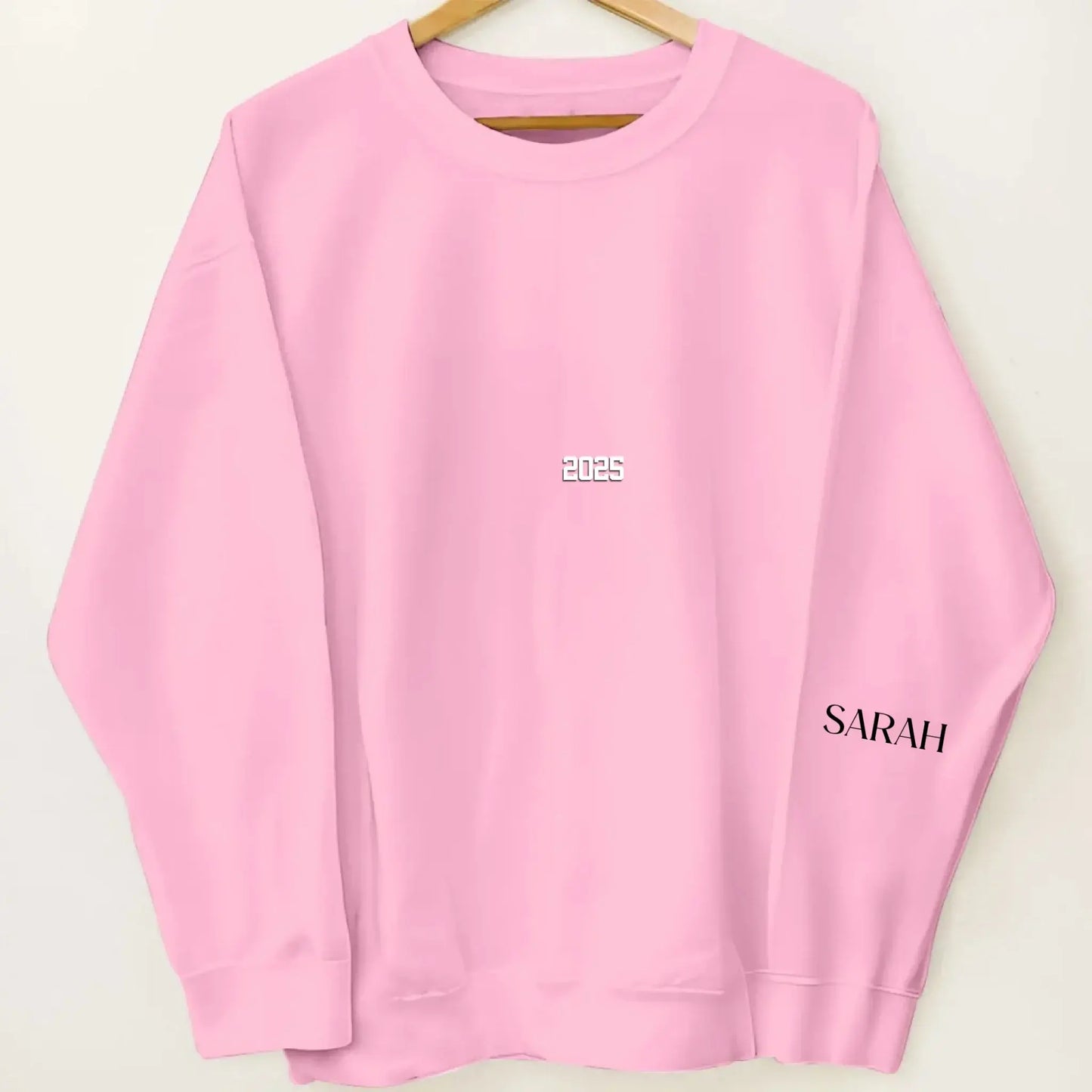 Wifey Est. Design on Sleeve – Custom Unisex Sweatshirt – Personalized Anniversary & Wedding Gift for Husband, Wife, Him & Her  Ezcustomize