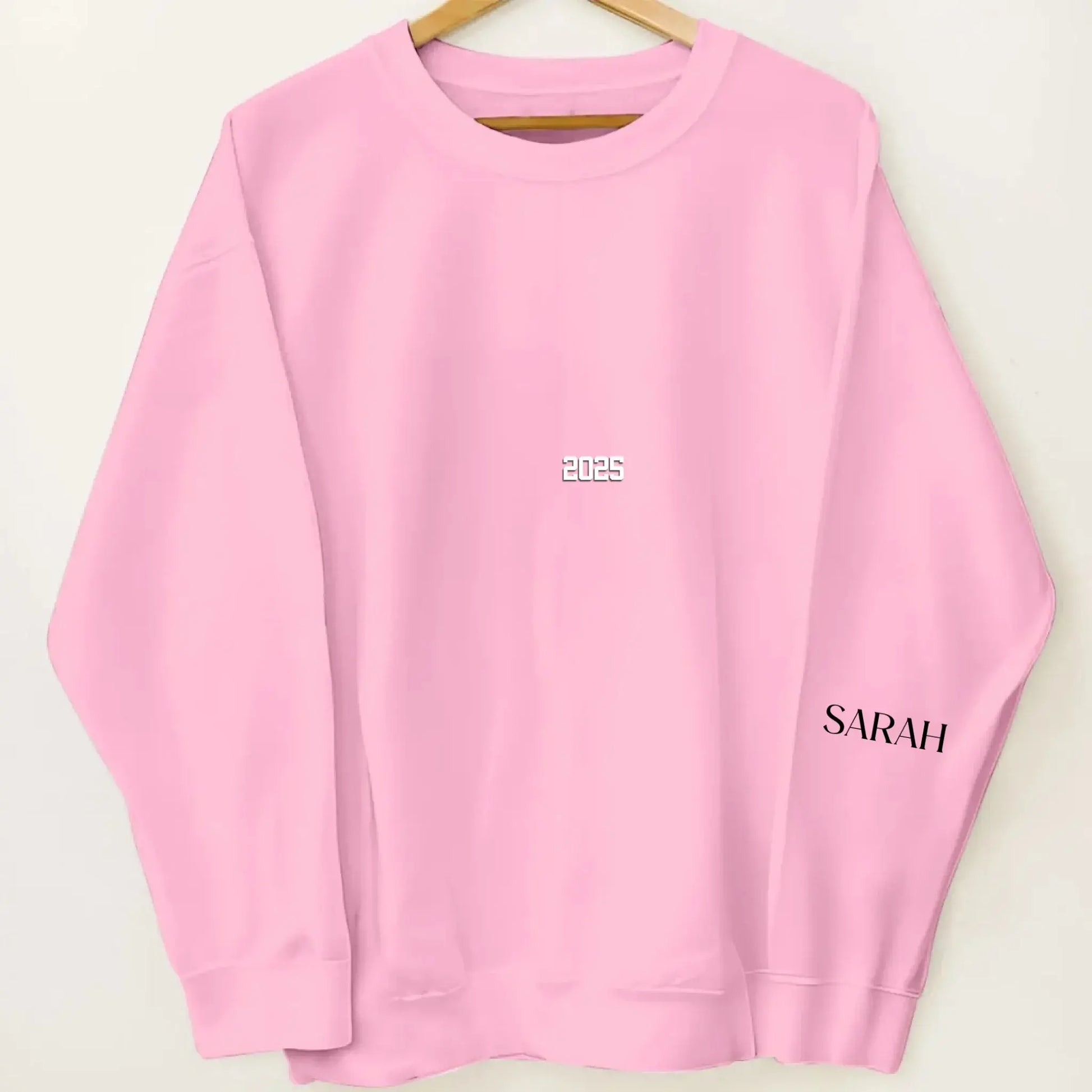 Wifey Est. Design on Sleeve – Custom Unisex Sweatshirt – Personalized Anniversary & Wedding Gift for Husband, Wife, Him & Her  Ezcustomize