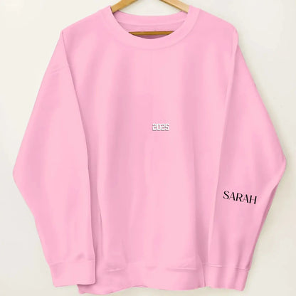 Wifey Est. Design on Sleeve – Custom Unisex Sweatshirt – Personalized Anniversary & Wedding Gift for Husband, Wife, Him & Her  Ezcustomize
