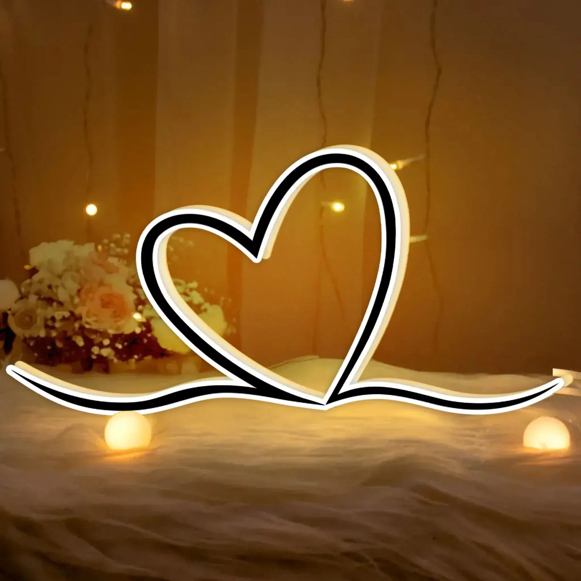 Y2K Couple Heart Shape With Names Personalized Light Box, Anniversary Gift, Unique Gift for Him for Her  Ezcustomize