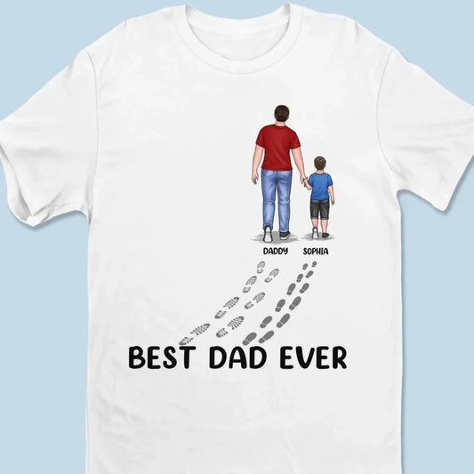 You Never Walk Alone - Custom Family T-Shirt & Hoodie - Perfect Gift for Dad on Father's Day & Birthday  Ezcustomize