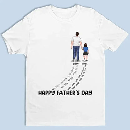 You Never Walk Alone - Custom Family T-Shirt & Hoodie - Perfect Gift for Dad on Father's Day & Birthday  Ezcustomize