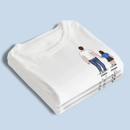 You Never Walk Alone - Custom Family T-Shirt & Hoodie - Perfect Gift for Dad on Father's Day & Birthday  Ezcustomize