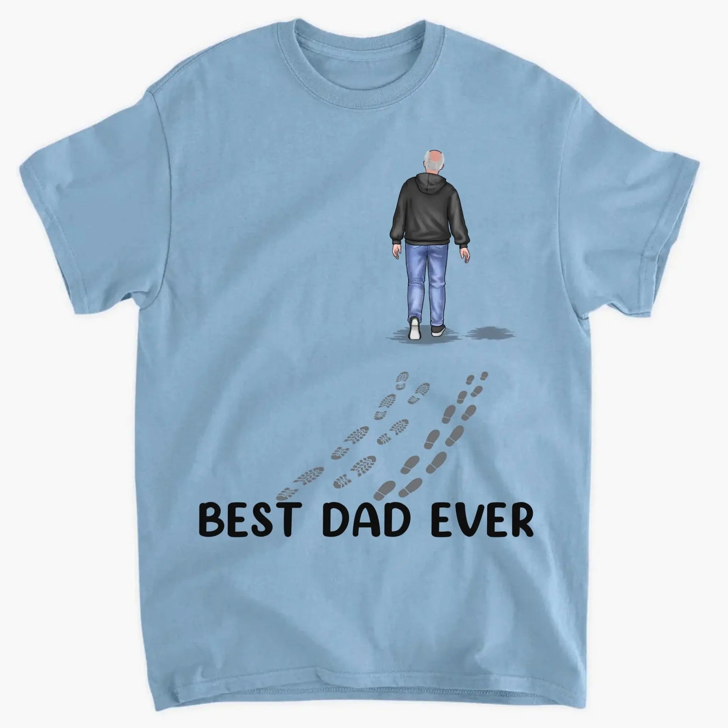 You Never Walk Alone - Custom Family T-Shirt & Hoodie - Perfect Gift for Dad on Father's Day & Birthday  Ezcustomize