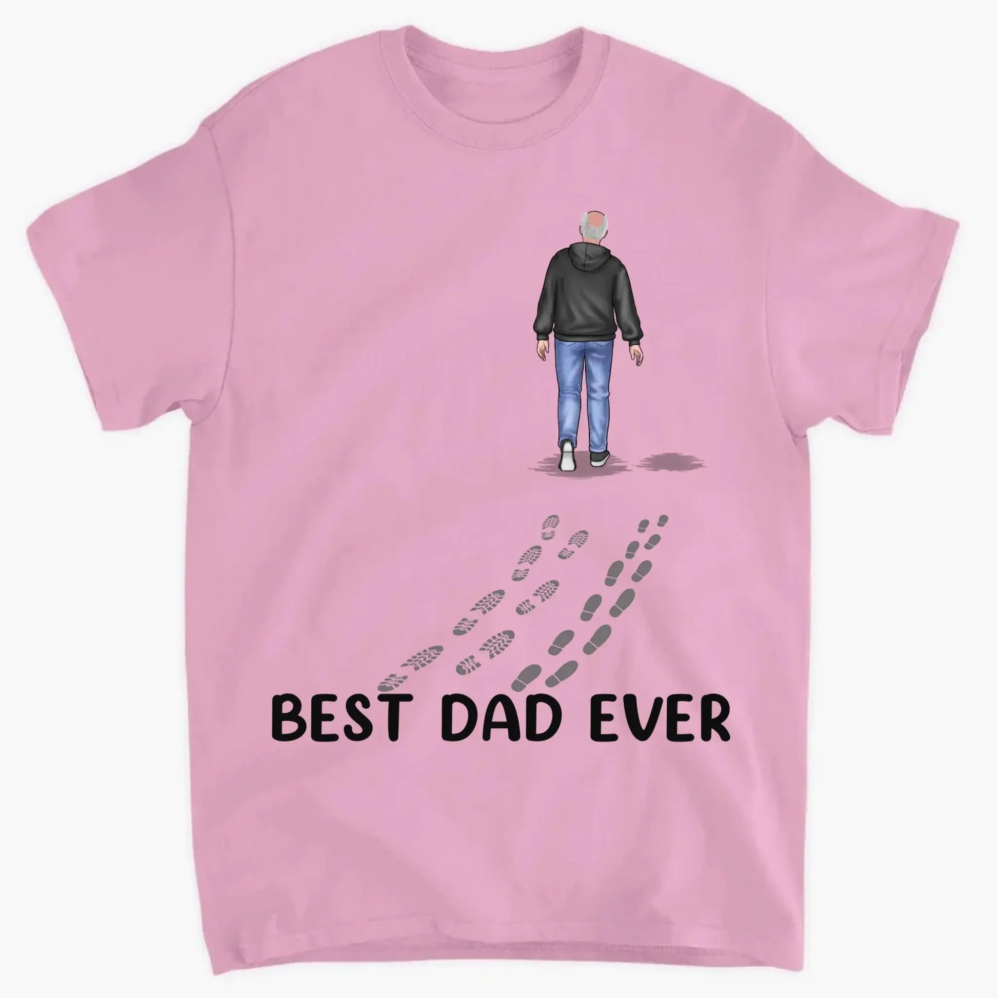 You Never Walk Alone - Custom Family T-Shirt & Hoodie - Perfect Gift for Dad on Father's Day & Birthday  Ezcustomize