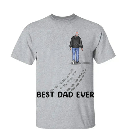 "You Never Walk Alone"- Custom Family T-Shirt/Hoodie/Sweatshirt - Perfect Gift for Dad on Father's Day & Birthday  Ezcustomize