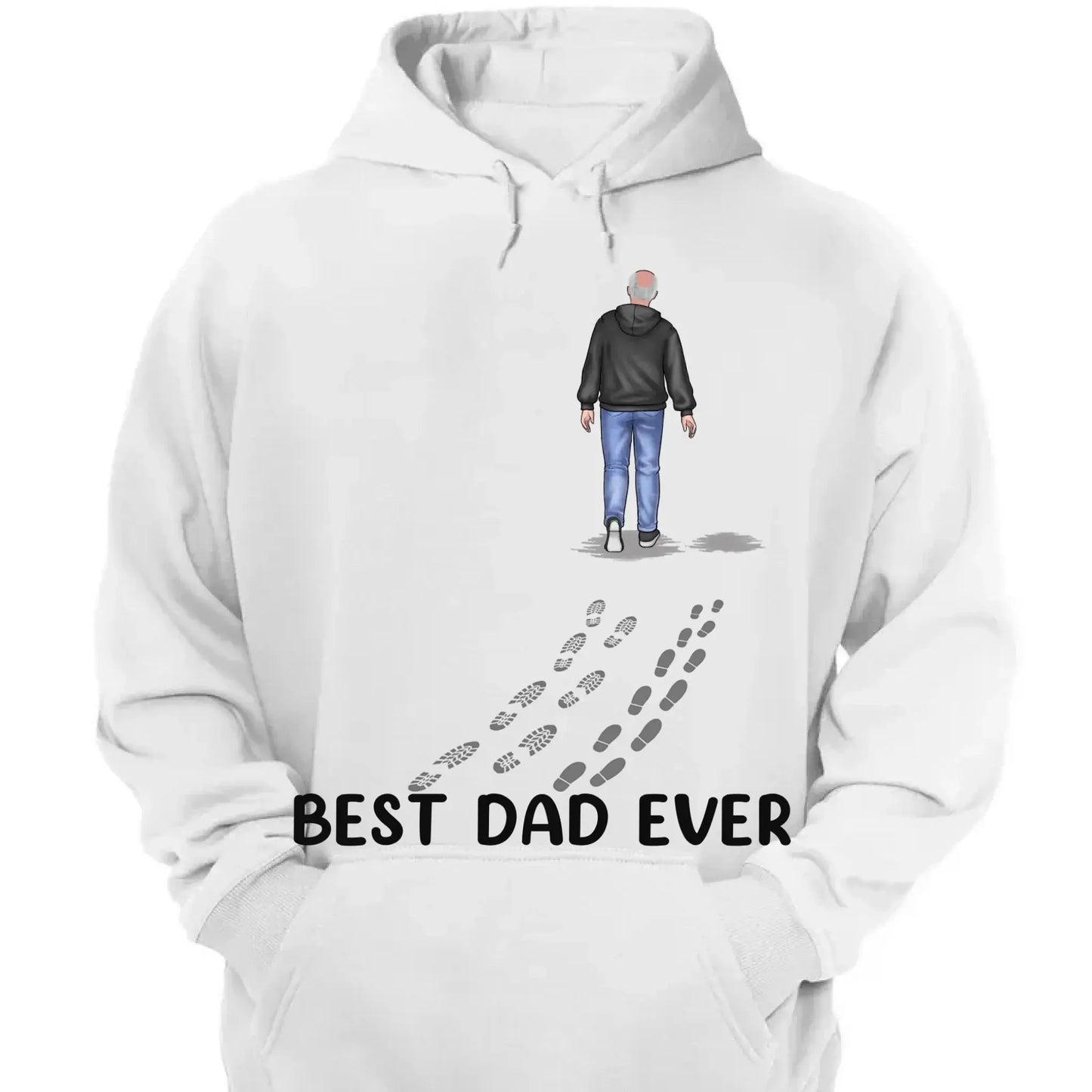 "You Never Walk Alone"- Custom Family T-Shirt/Hoodie/Sweatshirt - Perfect Gift for Dad on Father's Day & Birthday  Ezcustomize