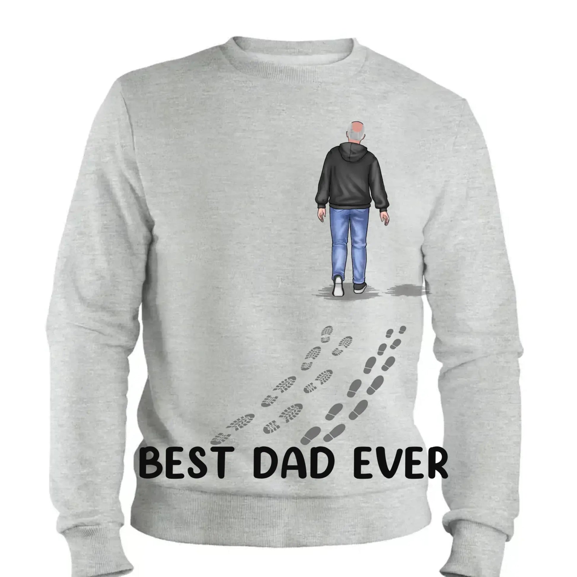 "You Never Walk Alone"- Custom Family T-Shirt/Hoodie/Sweatshirt - Perfect Gift for Dad on Father's Day & Birthday  Ezcustomize