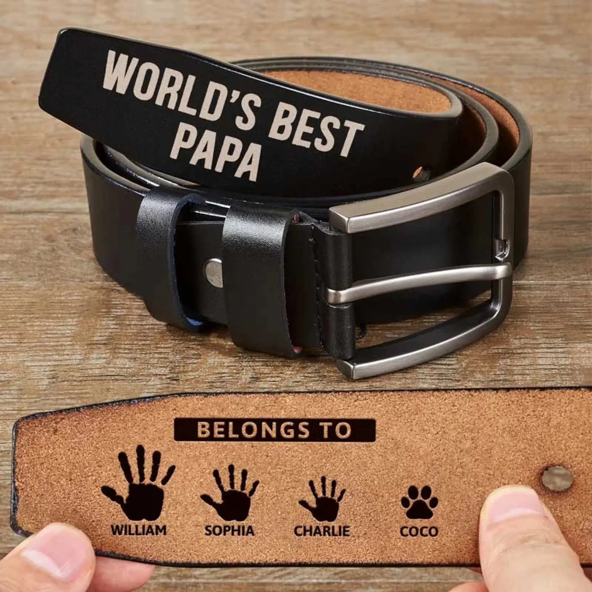You Wear This Reminds You How Much I Love You - Personalized Engraved Leather Belt  Ezcustomize