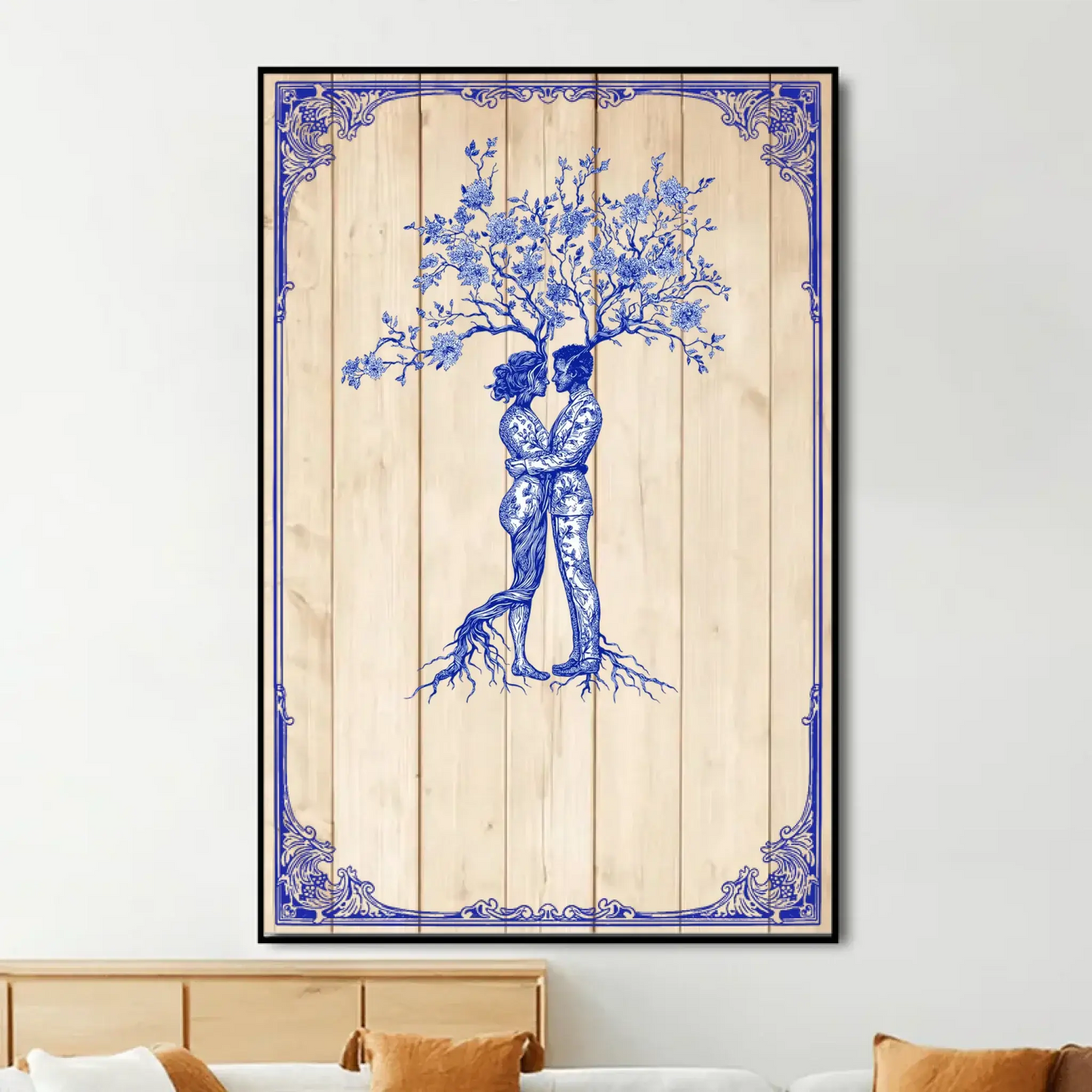 You & Me We Got This – Personalized Couple Tree Hug Poster or Canvas, Romantic Wall Art for Lovers  Ezcustomize