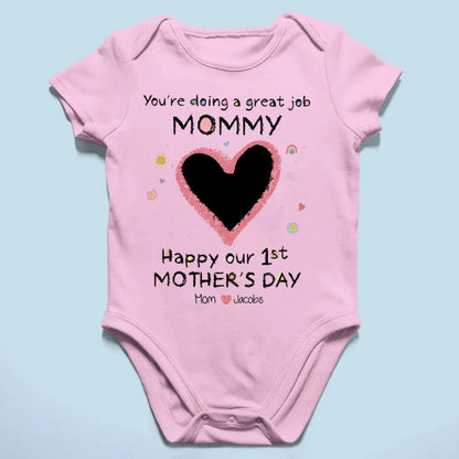 You’re Doing a Great Job Mommy – Personalized Baby Onesie – Baby Shower or First Mother’s Day Gift for New Moms  Ezcustomize