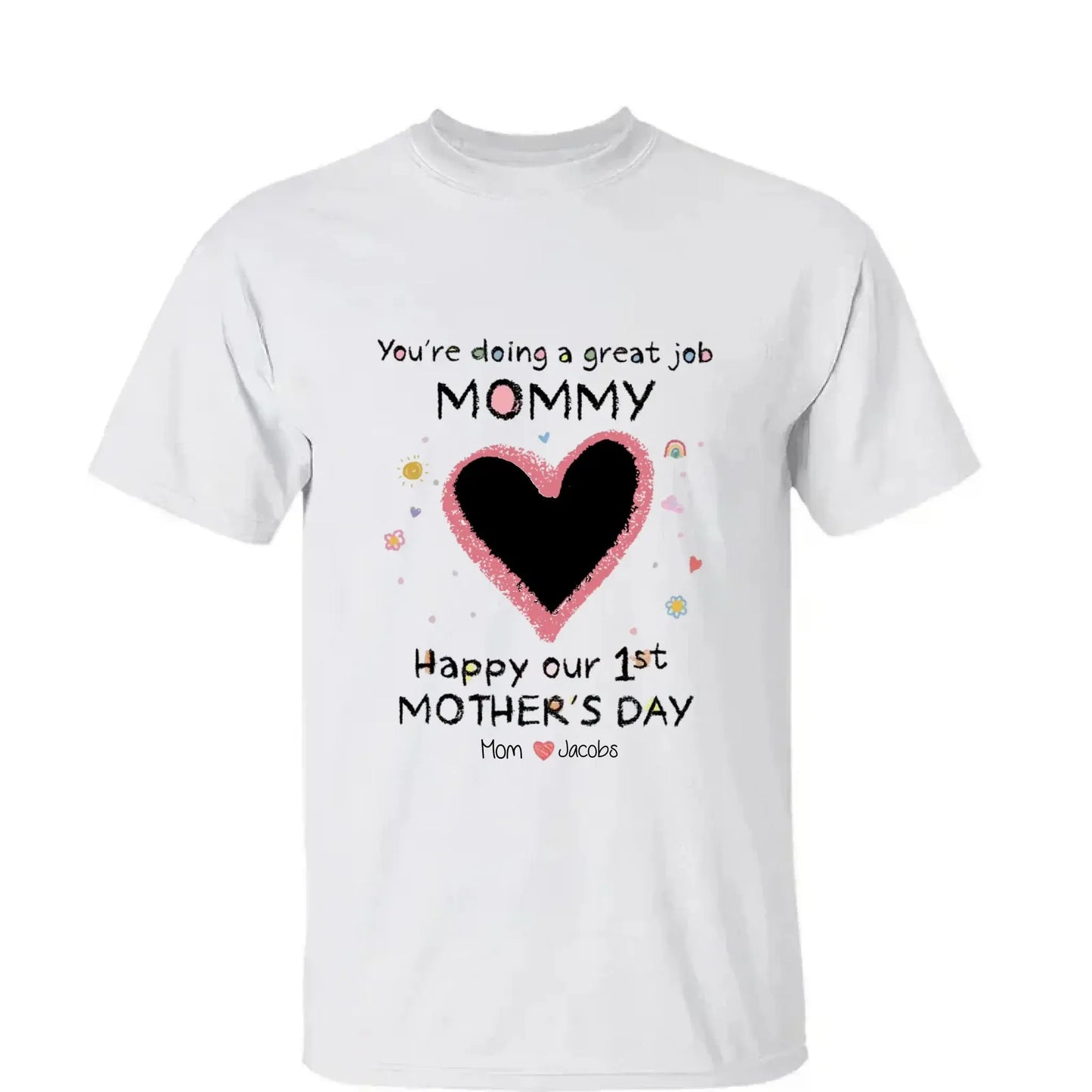 You’re Doing a Great Job Mommy – Personalized Baby Onesie – Baby Shower or First Mother’s Day Gift for New Moms  Ezcustomize