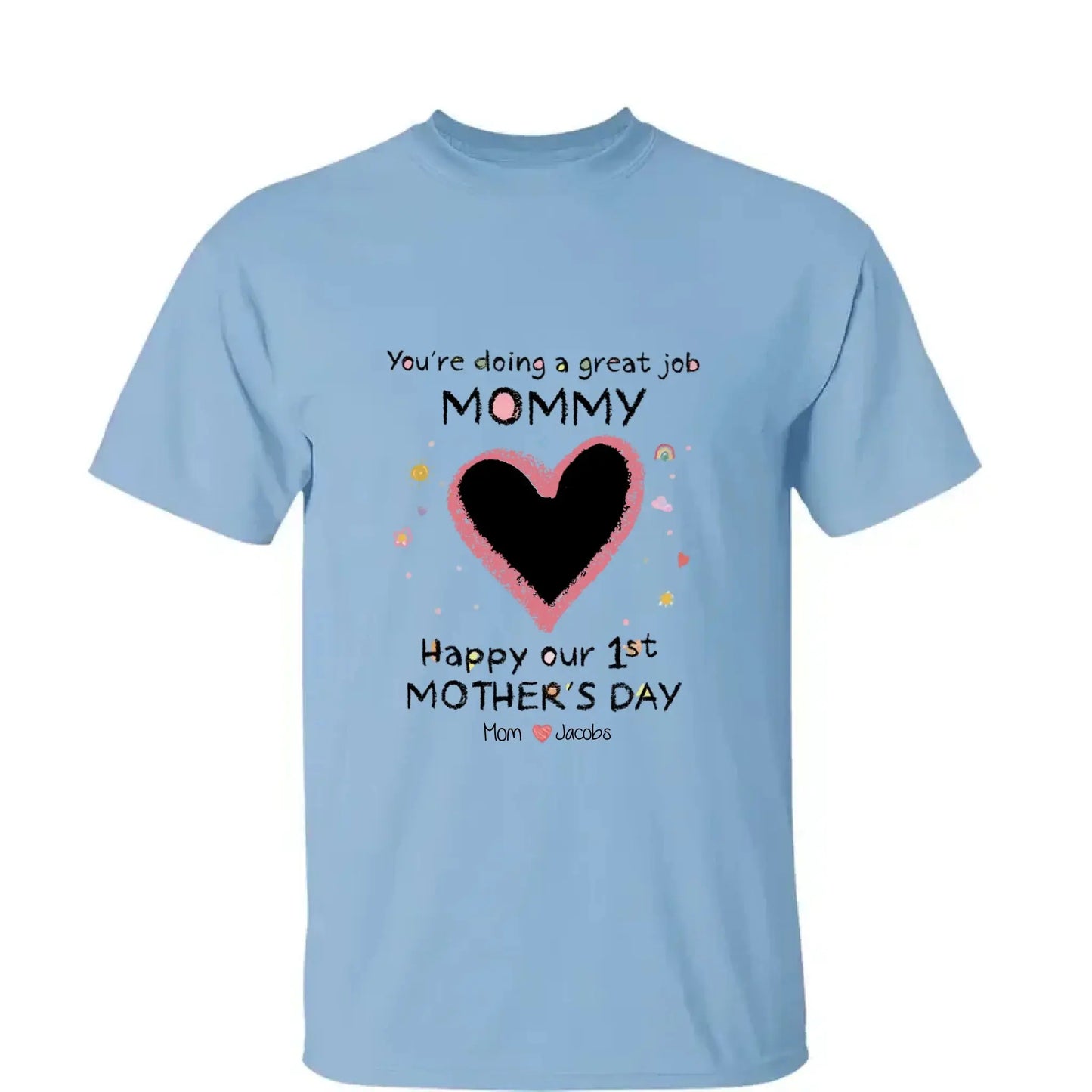 You’re Doing a Great Job Mommy – Personalized Baby Onesie – Baby Shower or First Mother’s Day Gift for New Moms  Ezcustomize
