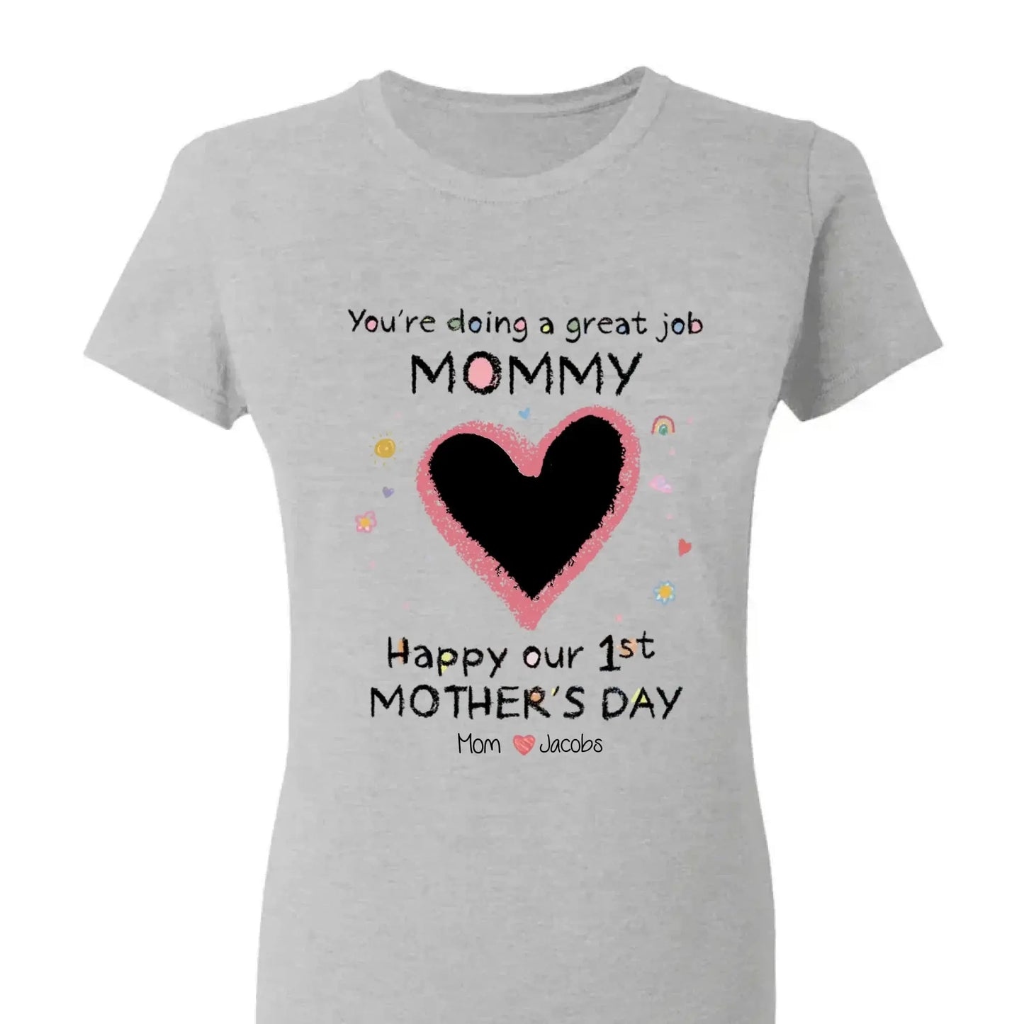 You’re Doing a Great Job Mommy – Personalized Baby Onesie – Baby Shower or First Mother’s Day Gift for New Moms  Ezcustomize
