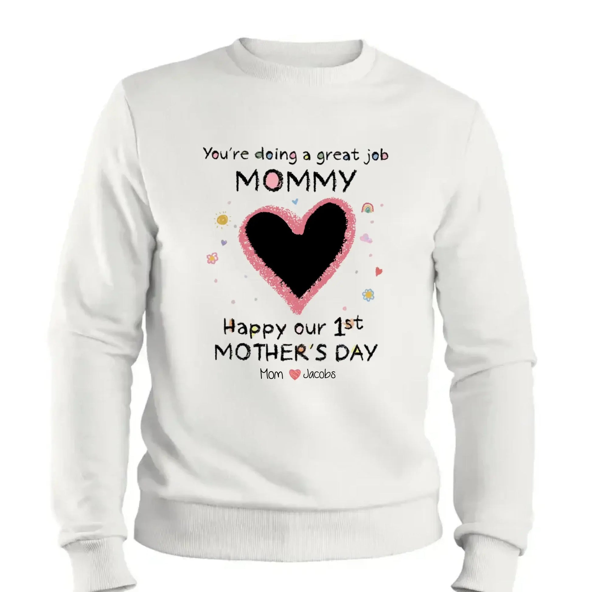 You’re Doing a Great Job Mommy – Personalized Baby Onesie – Baby Shower or First Mother’s Day Gift for New Moms  Ezcustomize