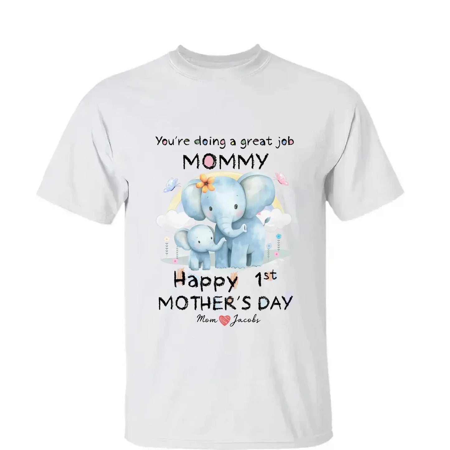 You're Doing a Great Job Mommy – Personalized Baby Onesie – First Mother’s Day Gift from Baby to New Mom  Ezcustomize
