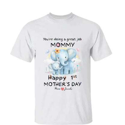 You're Doing a Great Job Mommy – Personalized Baby Onesie – First Mother’s Day Gift from Baby to New Mom  Ezcustomize