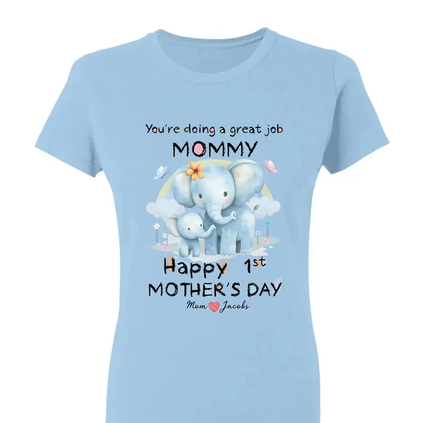 You're Doing a Great Job Mommy – Personalized Baby Onesie – First Mother’s Day Gift from Baby to New Mom  Ezcustomize