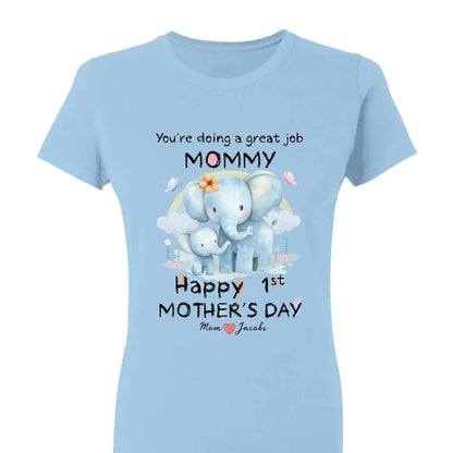 You're Doing a Great Job Mommy – Personalized Baby Onesie – First Mother’s Day Gift from Baby to New Mom  Ezcustomize