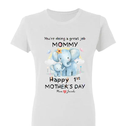 You're Doing a Great Job Mommy – Personalized Baby Onesie – First Mother’s Day Gift from Baby to New Mom  Ezcustomize