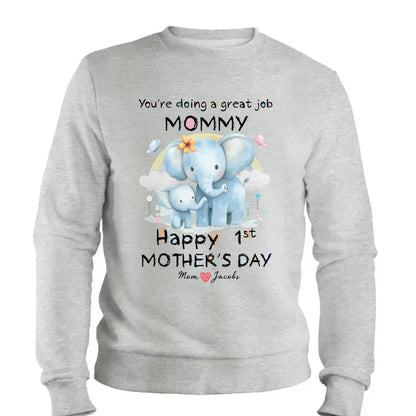 You're Doing a Great Job Mommy – Personalized Baby Onesie – First Mother’s Day Gift from Baby to New Mom  Ezcustomize