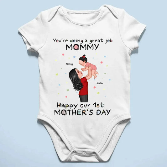 You're Doing a Great Job – Personalized Custom Baby Onesie, Encouraging Gift for New Moms  Ezcustomize