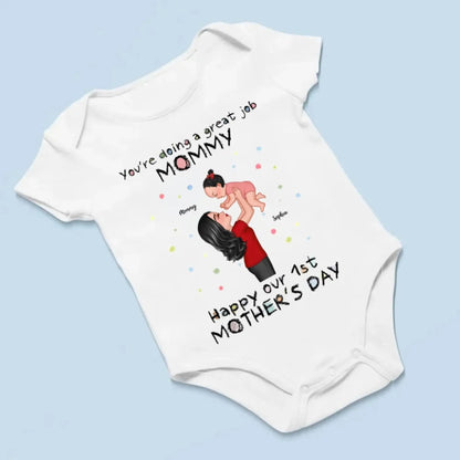 You're Doing a Great Job – Personalized Custom Baby Onesie, Encouraging Gift for New Moms  Ezcustomize