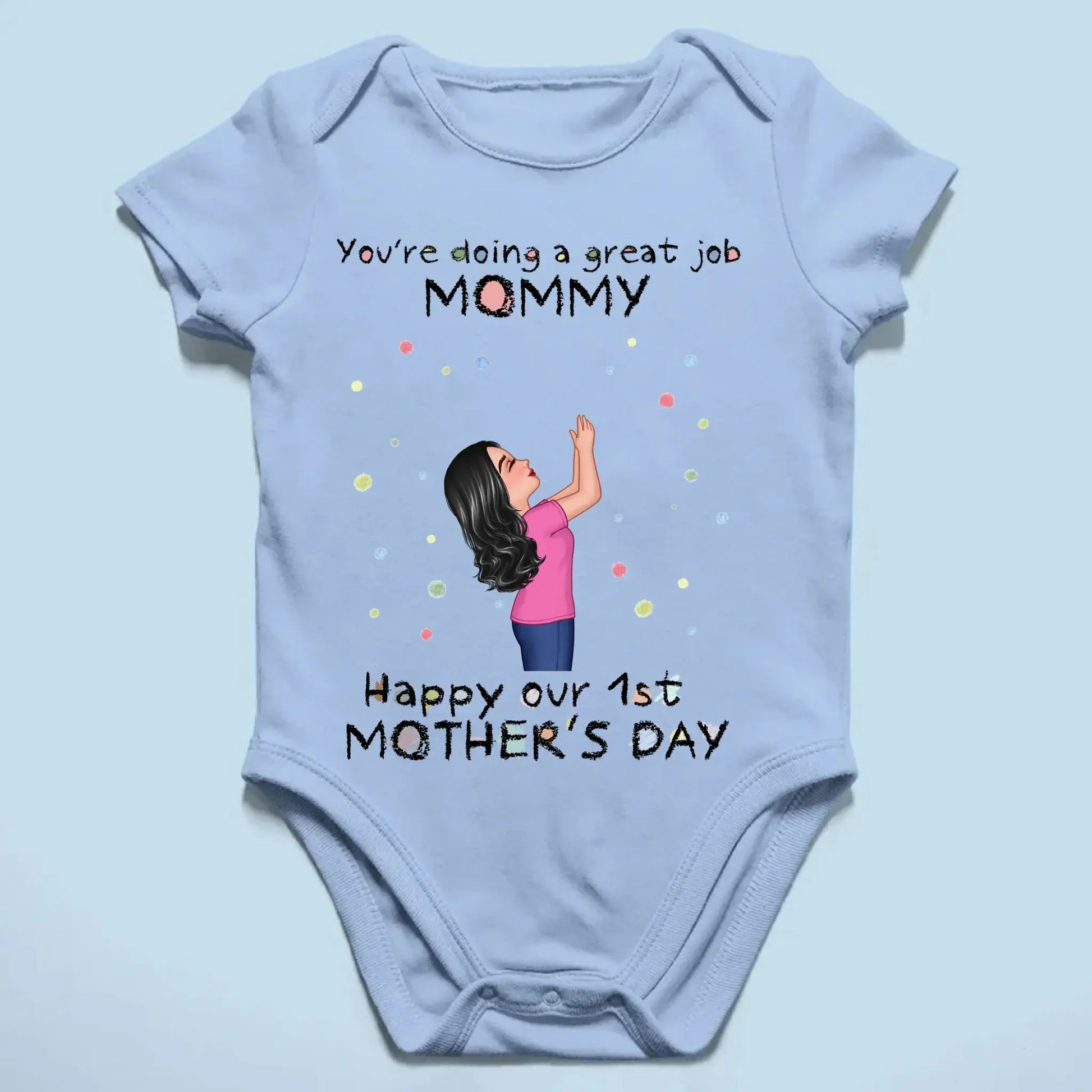 You're Doing a Great Job – Personalized Custom Baby Onesie, Encouraging Gift for New Moms  Ezcustomize